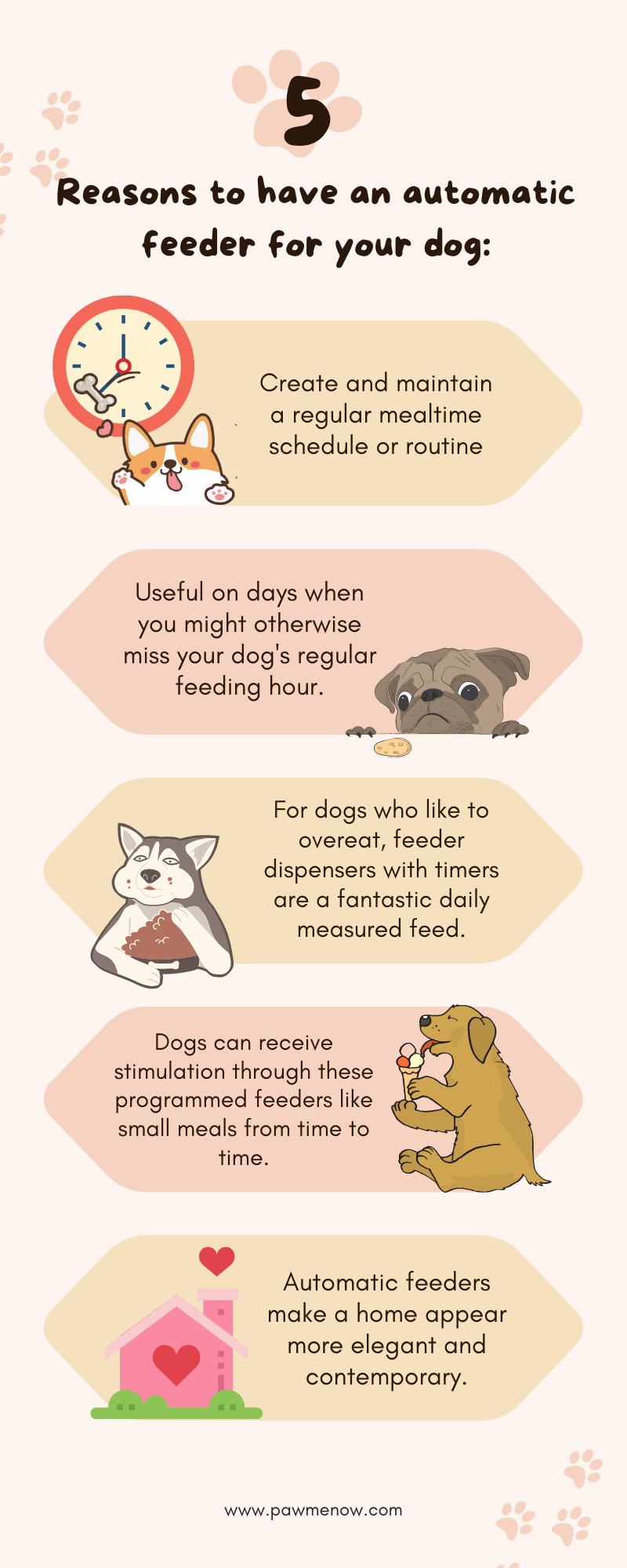 Reasons to have an automatic feeder for your large dogs