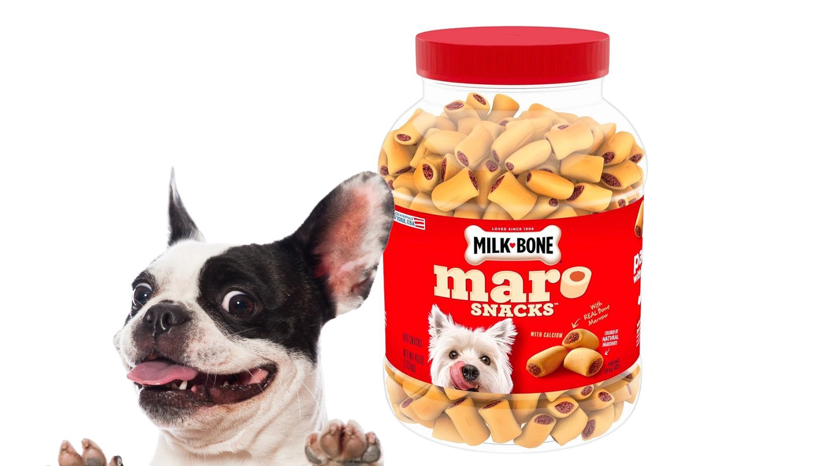 Milk-Bone MaroSnacks Dog Treats, Beef
